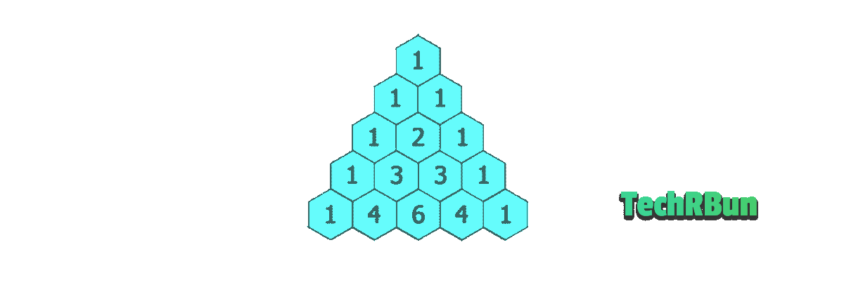 pascal's triangle in java using 2d array