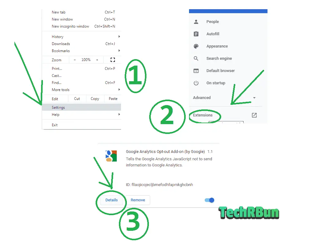 Google Analytics Opt-out Extension details