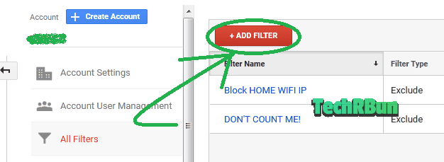 Google Analytics Exclude Filter