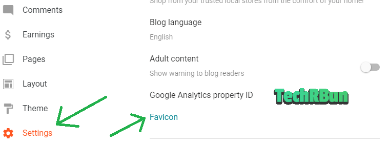 Favicon Option In New Blogger Layout