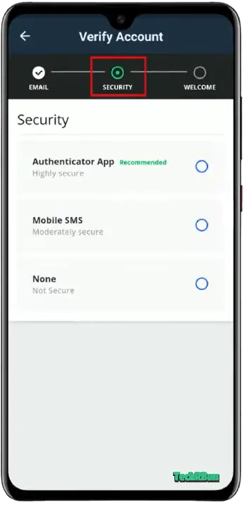 Add 2 factor authentication to your WazirX account.