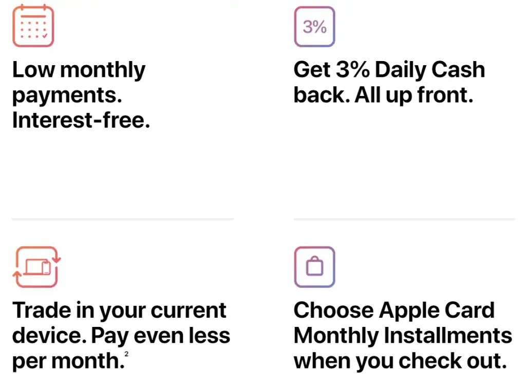 Apple Card No Fee Monthly Installments