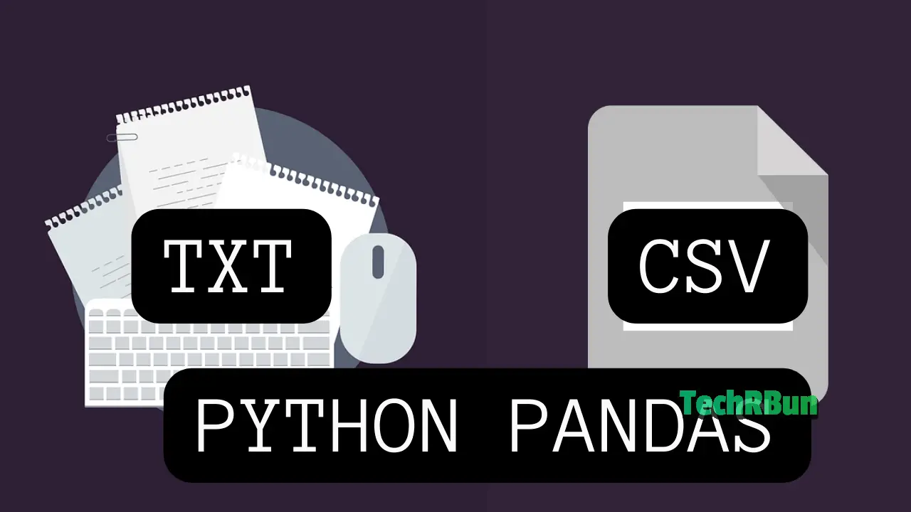 Convert Text File To CSV using Python Pandas