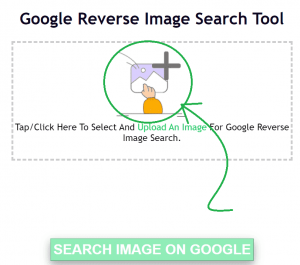 Google Reverse Image Search Tool Image Upload Box