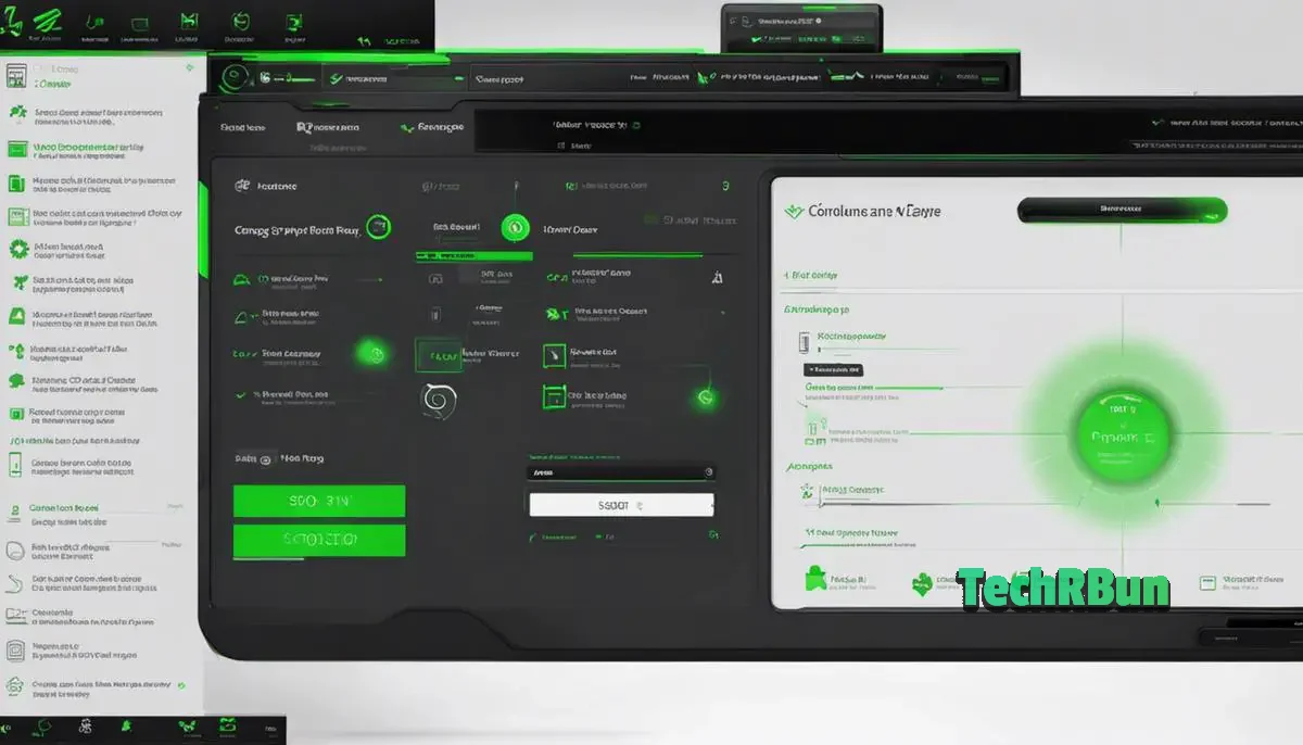 Razer Synapse software interface for configuring touchpad settings