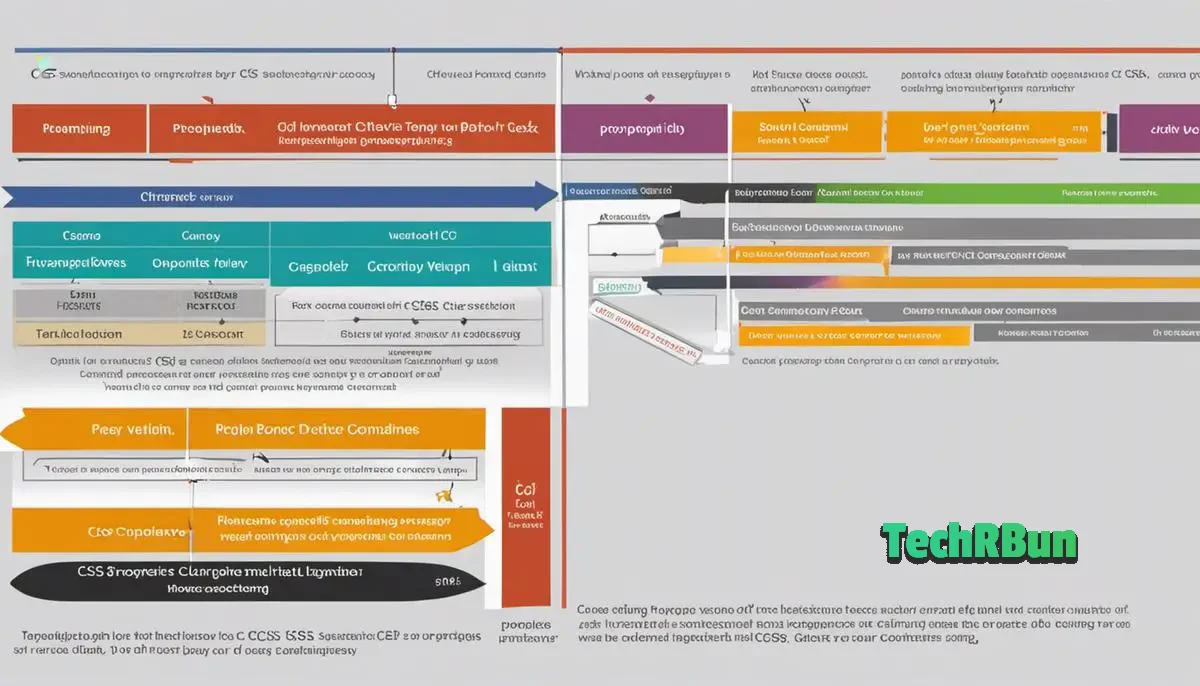 A diagram illustrating the process of understanding CSS properties for vertical centering of text in a div container