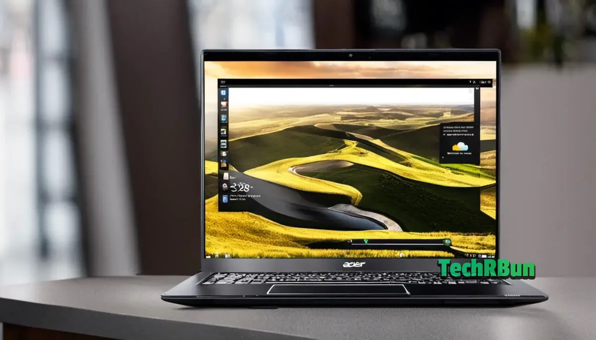 Acer laptop touchpad with dashes instead of spaces