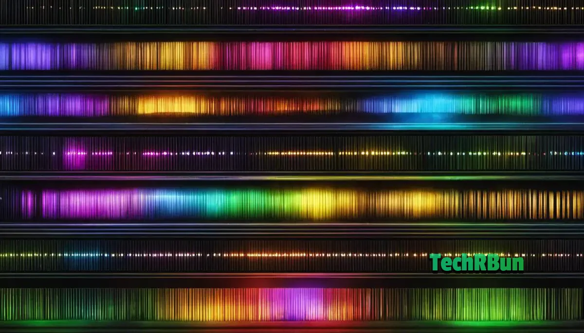 Illustration of various colored lights on a modem, indicating different statuses.