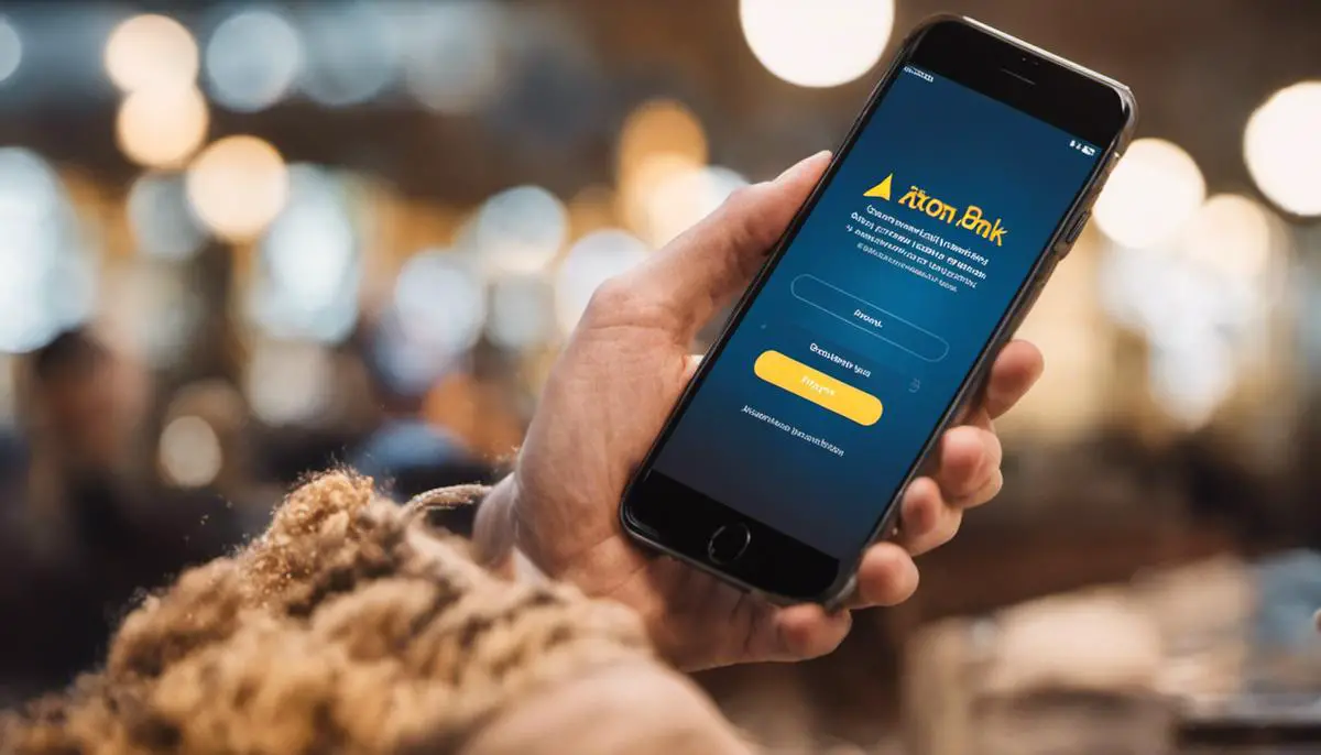 Image of Atom Bank's reputation showcasing satisfied customers using a mobile app