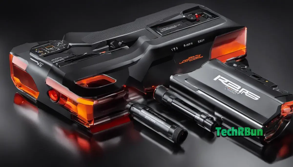 Illustration of Mini IR Blasters and IR Blaster Hubs side by side