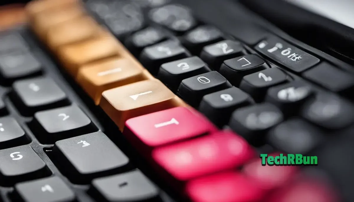 A person using a keyboard with their fingers on the 'Alt' key and the numeric keypad, demonstrating the use of Alt codes.