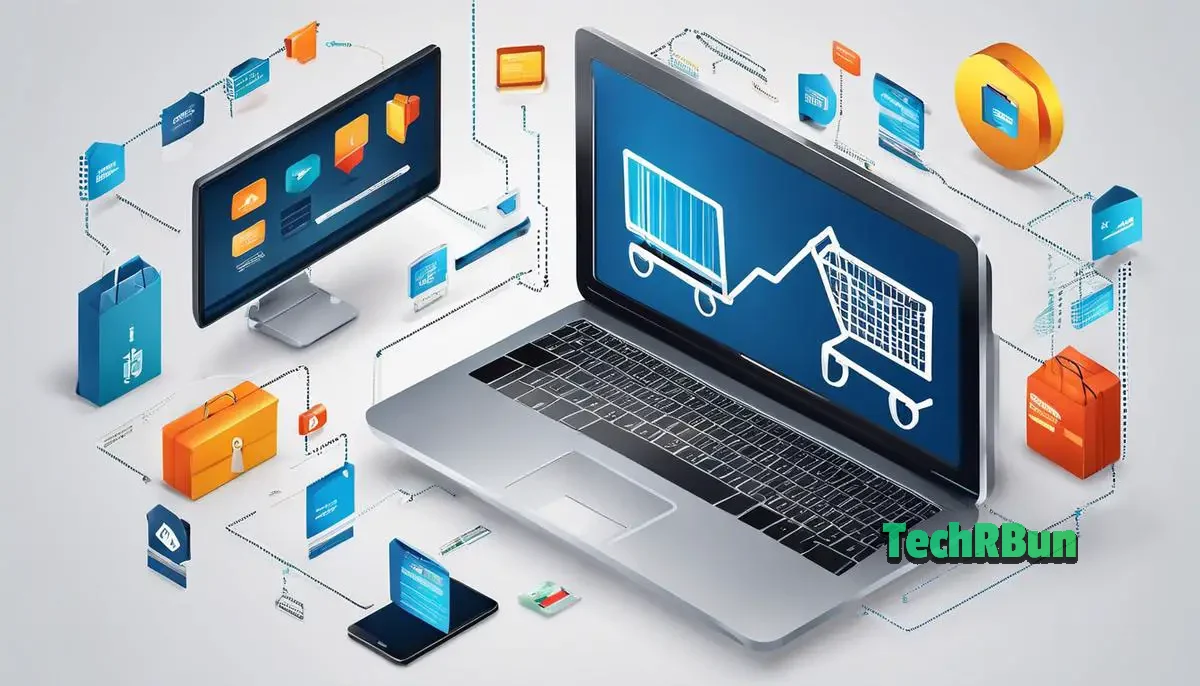 Image depicting the complexity and interconnectedness of e-commerce systems