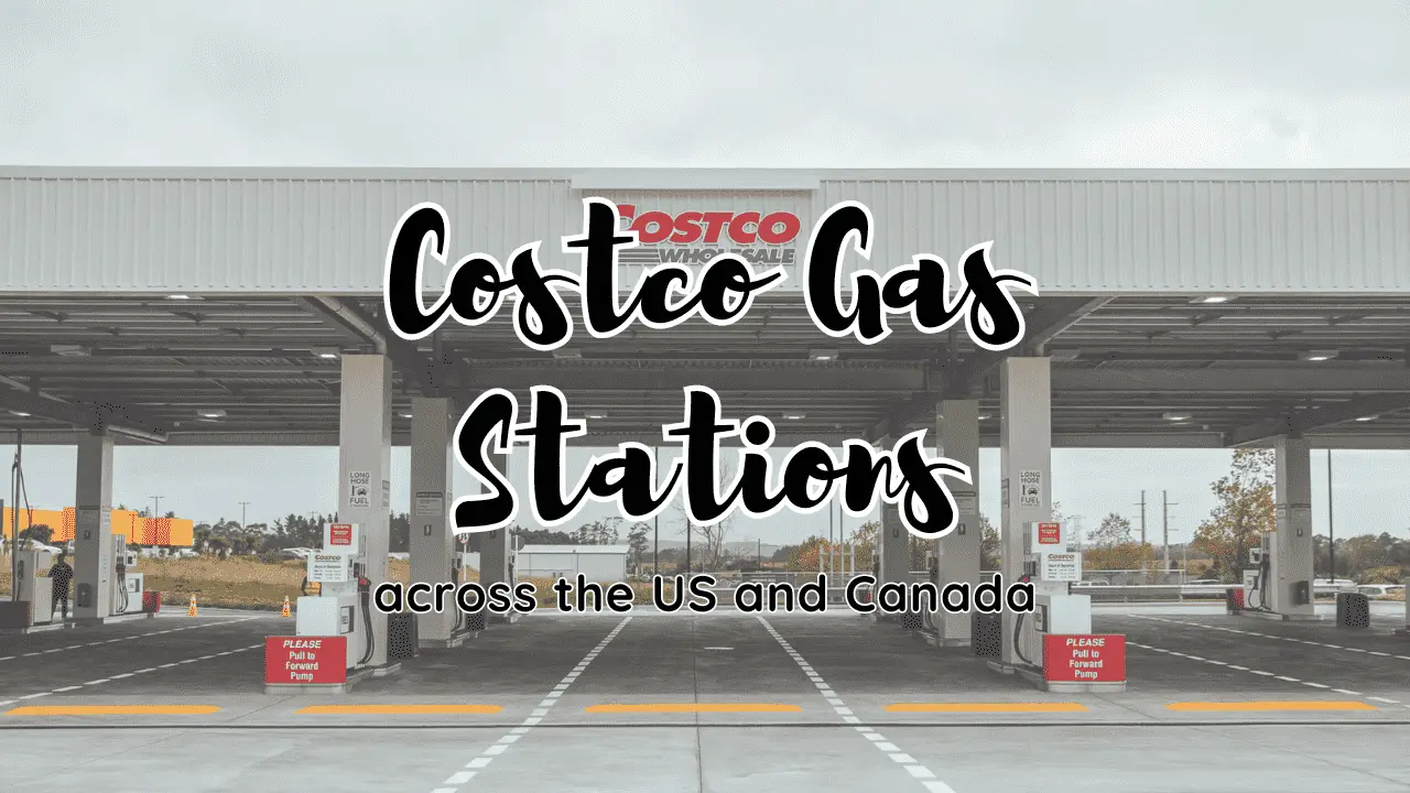 Costco Gas Station locations across the US and Canada