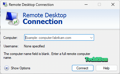Remote desktop connection on windows 11 home edition