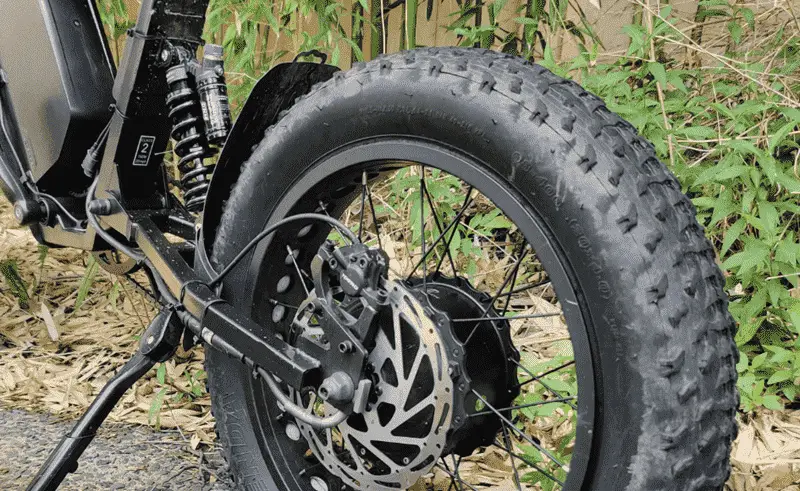 Fat, knobby e-bike tire